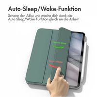 imoshion Magnetic Klapphülle Apple iPad Air 13 Zoll (2025) M3 / (2024) M2 - Dunkelgrün