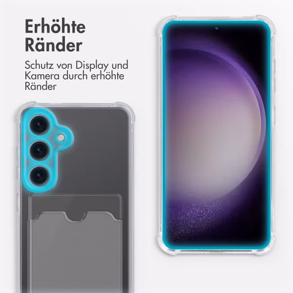 imoshion Soft Case Back Cover mit Kartenfach Samsung Galaxy S24 - Transparent