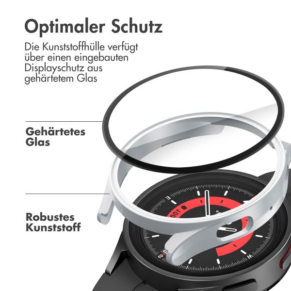 imoshion Full Cover Hard Case Samsung Galaxy Watch 5 - 40 mm - Silber