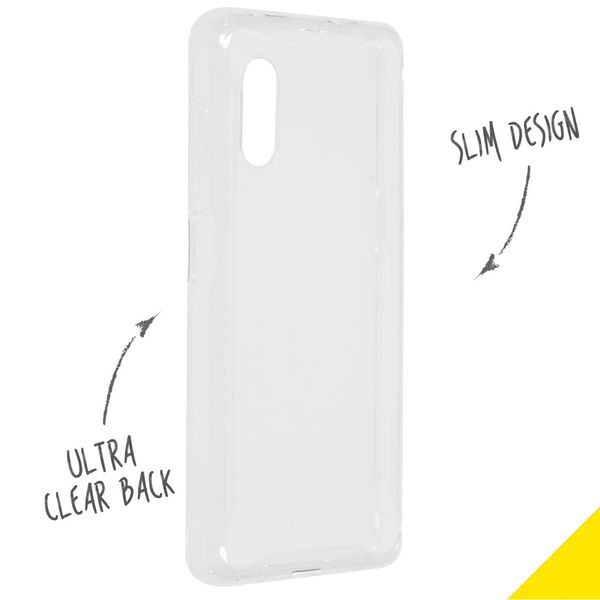 Accezz TPU Clear Cover Transparent Samsung Galaxy Xcover Pro