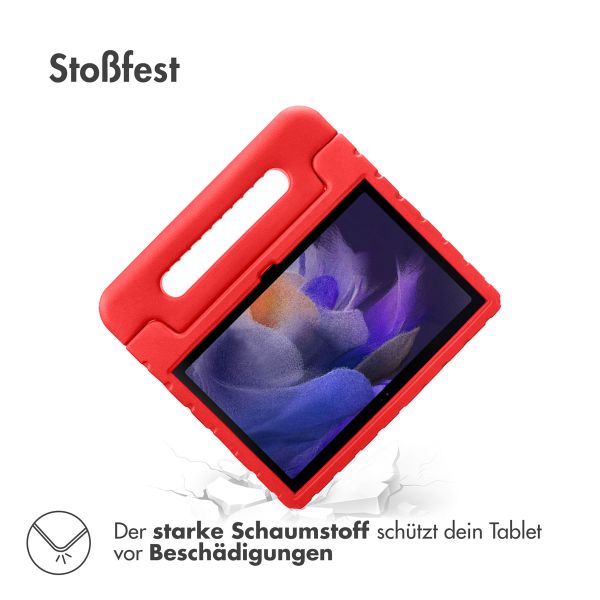 imoshion Hülle mit Handgriff kindersicher Samsung Galaxy Tab A8 - Rot