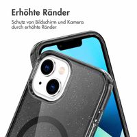 imoshion Sparkle Back Cover mit MagSafe Apple iPhone 14 - Glitter Schwarz