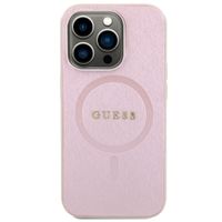 Guess Saffiano MagSafe Back Cover Apple iPhone 15 Pro - Rosa