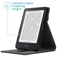 imoshion Stand Flipcase für das Kobo Clara 2E / Tolino Shine 4 - Dunkelblau