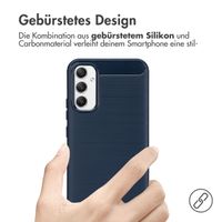 imoshion Brushed Back Cover Samsung Galaxy A34 (5G) - Dunkelblau