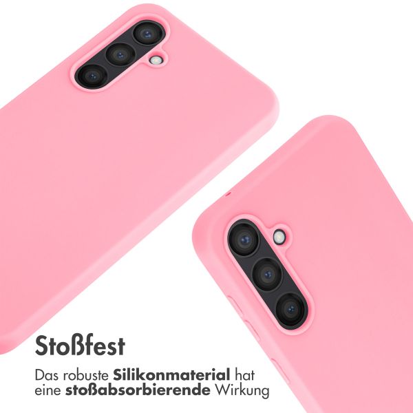 imoshion Silikonhülle mit Band für das Samsung Galaxy S23 FE - Rosa