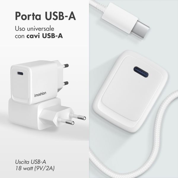 imoshion 20 Watt Ladegerät | USB-C - Weiß
