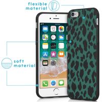 imoshion Design Hülle iPhone 6 / 6s - Leopard - Grün / Schwarz