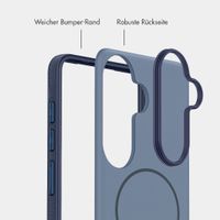 imoshion Color Backcover mit Thin MagSafe Ring Samsung Galaxy S25 / S24 - Dunkelblau