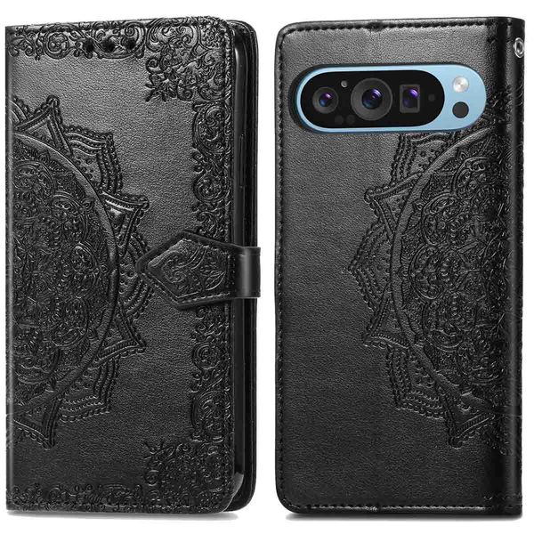 imoshion Mandala Klapphülle für das Google Pixel 9 Pro XL - Schwarz