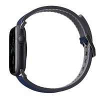 Uniq Straden Wasserdichtes Lederarmband für die Apple Watch Series 1 bis 10 / SE / Ultra (2) (44/45/46/49 mm) - Preußischblau