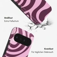 Selencia Vivid Rückabdeckung mit MagSafe Google Pixel 11 - Wavy Swirl Pink Plum