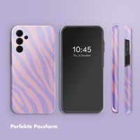 Selencia Vivid Back Cover Samsung Galaxy A15 (5G) - Zebra Light Pink Lilac
