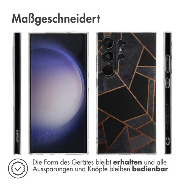 imoshion Design Hülle Samsung Galaxy S24 Ultra - Black Graphic