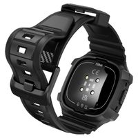 Spigen Rugged Armor™ Pro Case für die Fitbit Versa 4 / Sense 2 - Schwarz