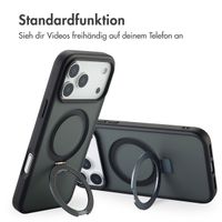 Accezz Ring Stand Backcover mit MagSafe Apple iPhone 17 Pro Max - Schwarz