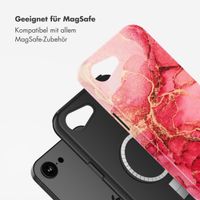Selencia Vivid Rückabdeckung mit MagSafe Apple iPhone 16e - Rosy Marble