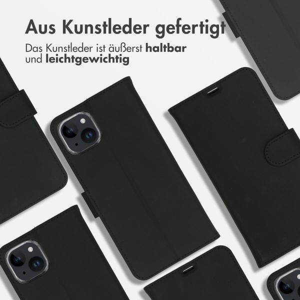 Accezz Wallet TPU Klapphülle Apple iPhone 15 Plus - Schwarz