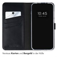 Selencia Echtleder Klapphülle OnePlus 15 - Schwarz