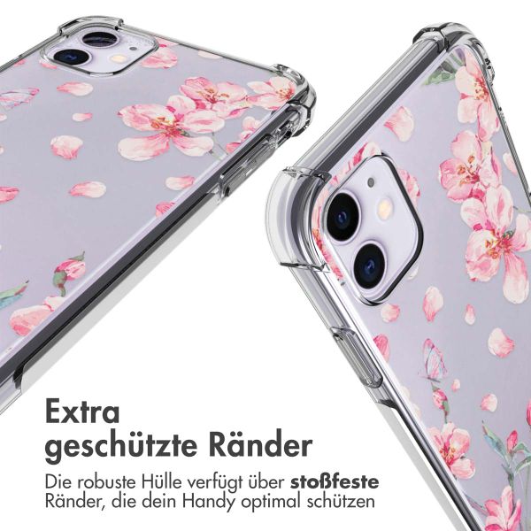 imoshion Design Hülle mit Band für das iPhone 11 - Blossom Watercolor