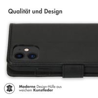 imoshion Luxuriöse Klapphülle Schwarz für das Apple iPhone 11