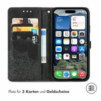 imoshion Mandala Klapphülle für das iPhone SE 4 - Schwarz