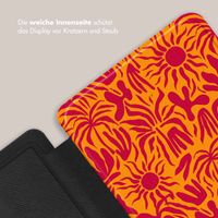 Selencia Vivid Klapphülle Kobo Clara Colour / Clara BW - Tropical Vibes Apricot