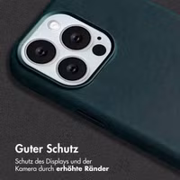 Accezz Vintage Leather Magsafe Backcover Apple iPhone 13 Pro - Smokey Green