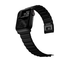 Nomad Titan-Gliederarmband für die Apple Watch Series 1 bis 10 / SE / Ultra (2) (44/45/46/49 mm) - Schwarz