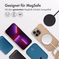 imoshion Color Backcover mit abnehmbarem Handykette und MagSafe Apple iPhone 13 Pro - Nude