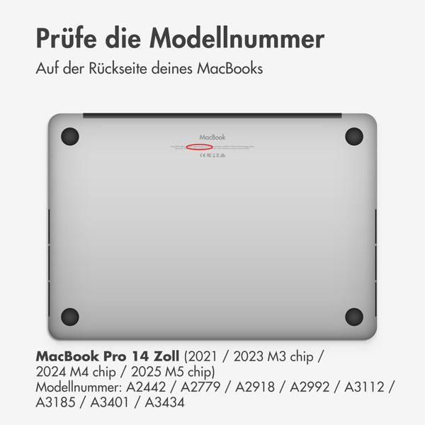 imoshion Teddy Hard Cover Apple MacBook Pro 14 Zoll (2021 / 2023 M3 chip / 2024 M4 chip / 2025 M5 chip) - Hot Pink