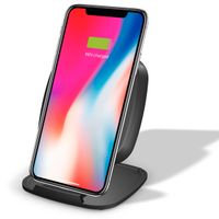 Zens Fast Wireless Charger Stand - Kabelloses Ladegerät, optimiert für iPhone - 15 Watt 