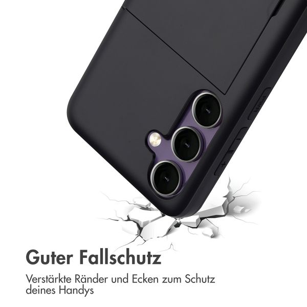 imoshion Backcover mit Kartenfach Samsung Galaxy S24 FE - Schwarz