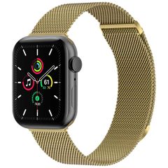 imoshion Mailändische Magnetarmband für die Apple Watch Series 1 bis 10 / SE / Ultra (2) (44/45/46/49 mm) - Größe M - Gold