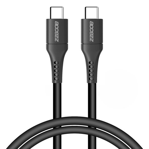 Accezz USB-C auf USB-C-Kabel für das Samsung Galaxy S10 - 1 m - Schwarz