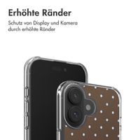 imoshion Design Hülle Apple iPhone 16 - Polka Dot Bruin
