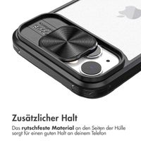 imoshion Back Cover mit Kameraschieber für das iPhone 14 - Schwarz