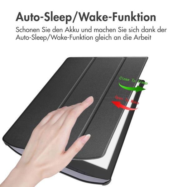 imoshion Trifold Hard Case Sleepcover Pocketbook InkPad X Pro - Schwarz