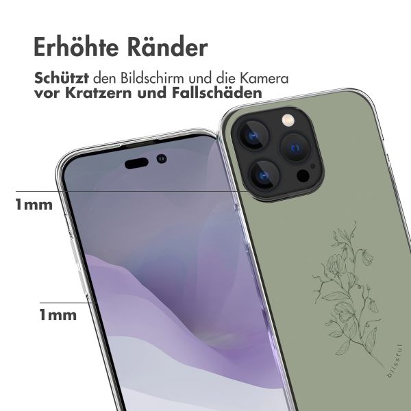 imoshion Design Hülle für das iPhone 14 Pro Max - Floral Green