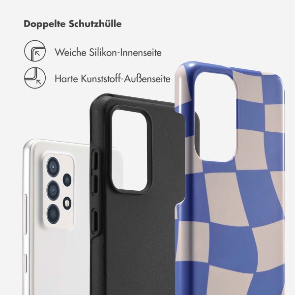 Selencia Vivid Back Cover für das Samsung Galaxy A52(s) (5G/4G) - Groovy Sapphire Blue