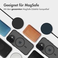 imoshion Rugged Hybrid Carbon Case mit MagSafe für das iPhone 16 Plus - Schwarz