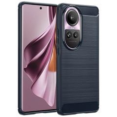 imoshion Brushed Back Cover Oppo Reno 10 / 10 Pro - Dunkelblau