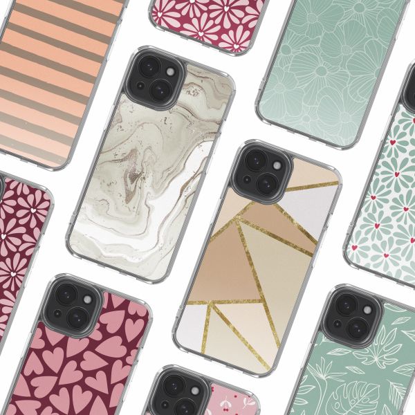 imoshion Design Hülle Apple iPhone 15 - Sandy Marble