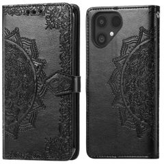 imoshion Mandala Klapphülle Fairphone 6 - Schwarz