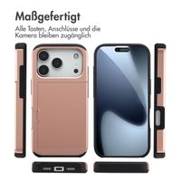 imoshion Backcover mit Kartenfach Apple iPhone 17 Pro - Rosé gold
