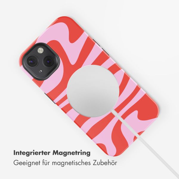 Selencia Vivid Rückabdeckung mit MagSafe Apple iPhone 13 - Dream Swirl Pink