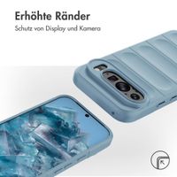 imoshion EasyGrip Back Cover für das Google Pixel 9 / 9 Pro - Hellblau