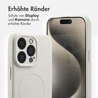 imoshion Color Back Cover mit MagSafe Apple iPhone 15 Pro Max - Beige