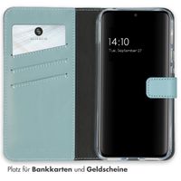 Selencia Echtleder Klapphülle Google Pixel 8a - Air Blue