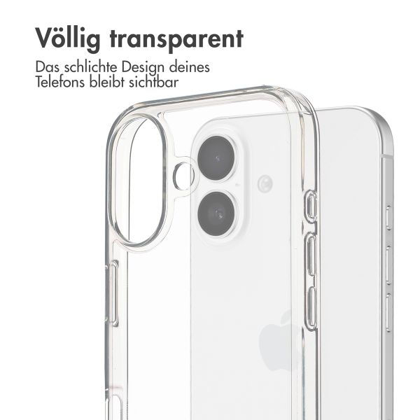 imoshion Back Cover mit Ständer iPhone 16 Plus - Transparent